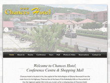 Tablet Screenshot of chanceshotel.com